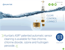 Tablet Screenshot of kuntzeinstruments.com
